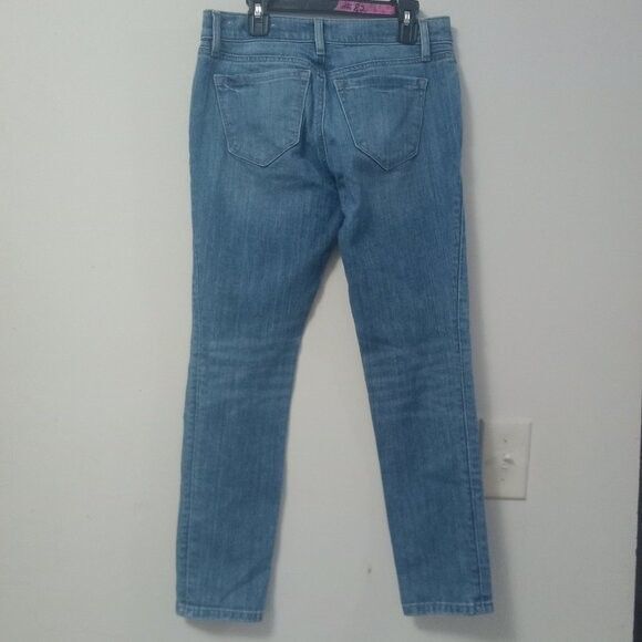 Loft Jeans Relaxed Skinny Size 0 Mid Rise Light Wash - Picture 3 of 9